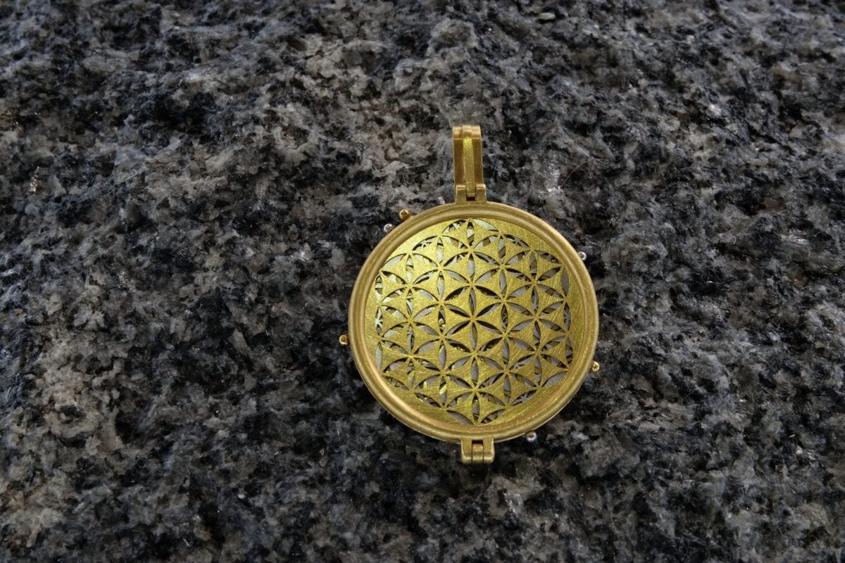 Blume des Lebens Sammel Gold Platin 2