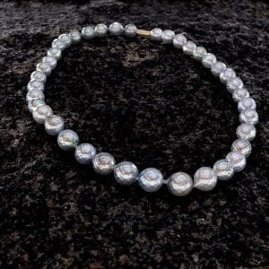 Facettierte Perlenkette kl