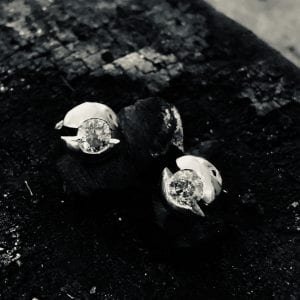 Ohrstecker Weissgold Brillanten