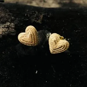 55 ohrstecker goldherzen