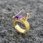 Amethystring seitlich