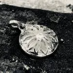 Anhaenger Emaille Weissgold Brillanten back