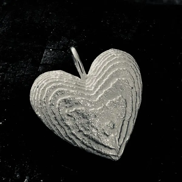 Anhaenger Silberherz 2