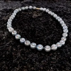 Facettierte Perlenkette kl