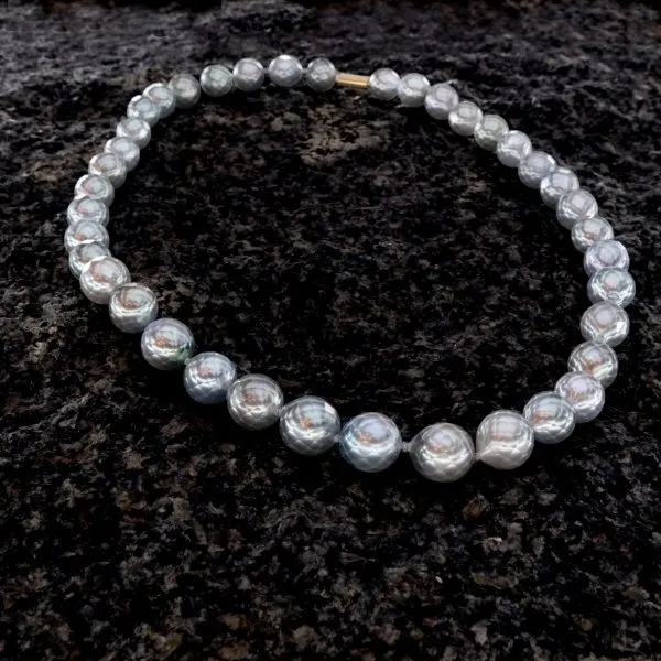 Facettierte Perlenkette kl