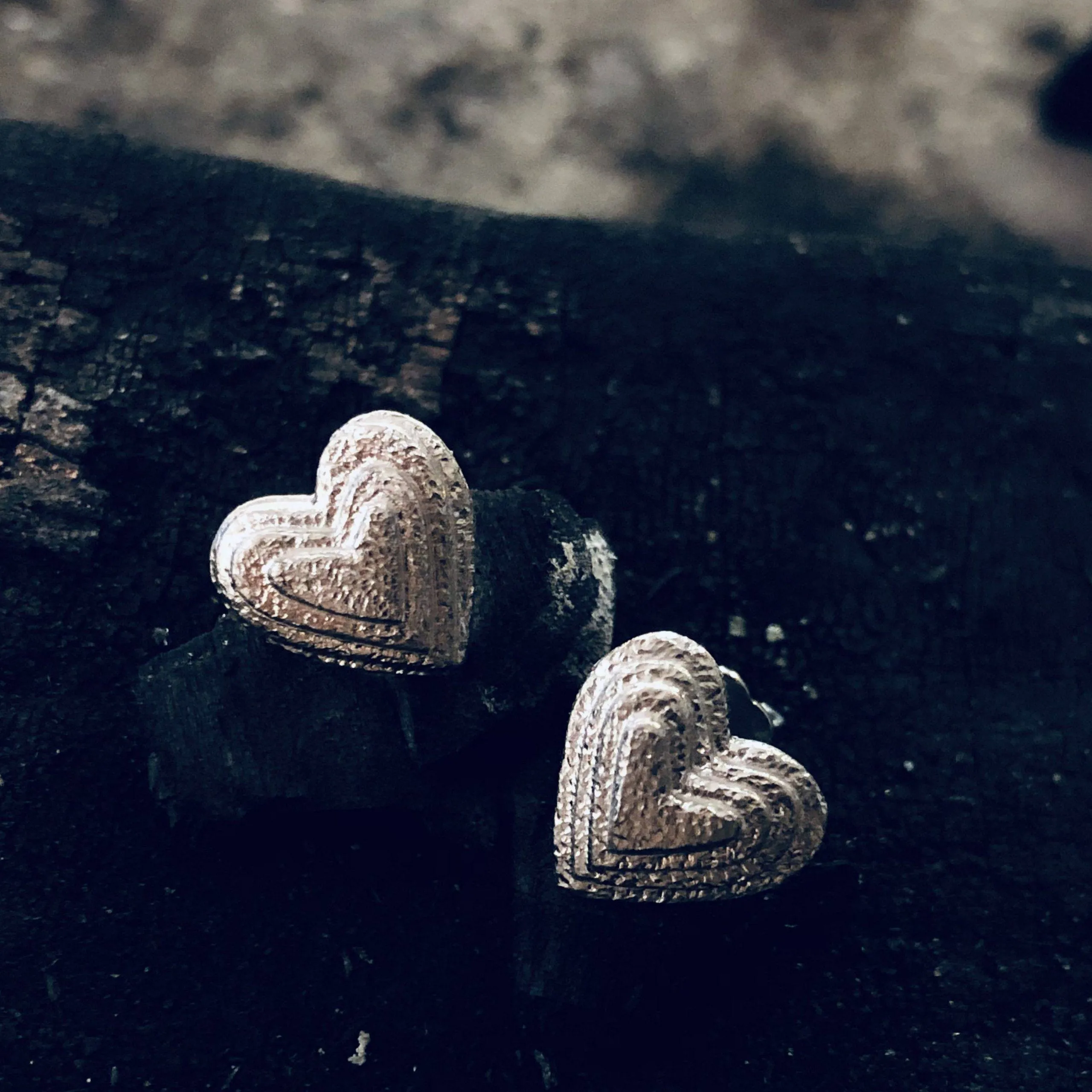 Ohrstecker Herz Platin Ohrstecker Herz Platin