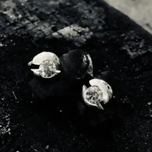 Ohrstecker Weissgold Brillanten