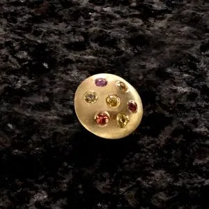 Tutti Frutti Anhaenger bunt 7 rund