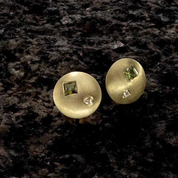 Tutti Frutti Ohrstecker bunt 2 rund