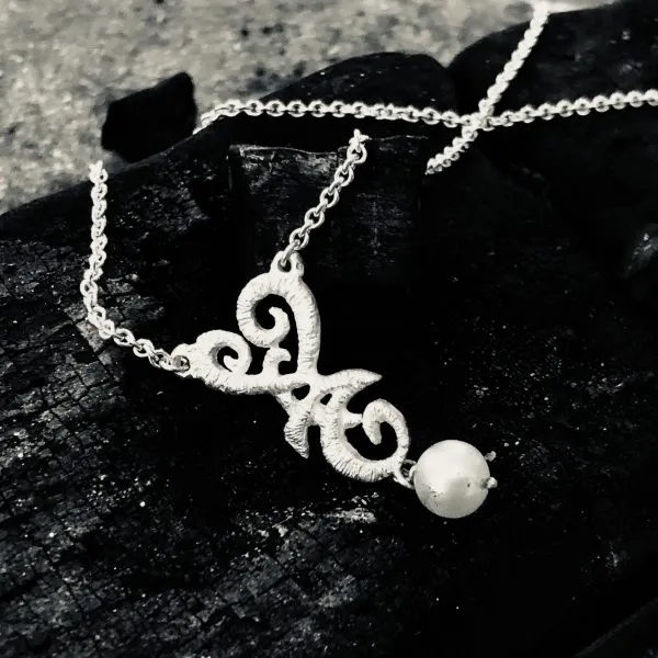 anhaenger silber ja perle