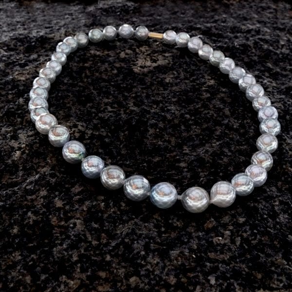 Facettierte Perlenkette kl