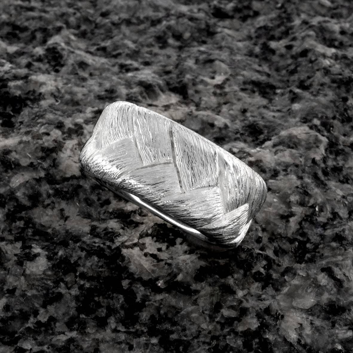 Flechtbandring Silber Flechtbandring Silber