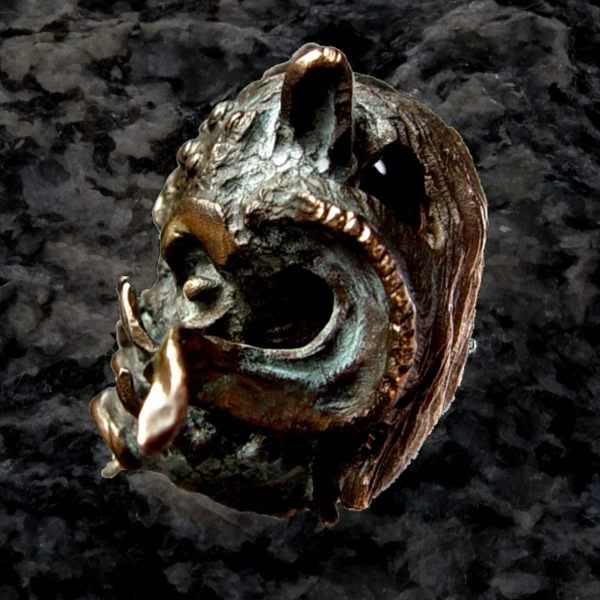 Perchtenmaske Saukopf S