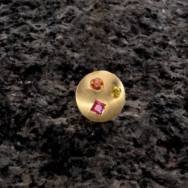 Tutti Frutti Anhaenger bunt 3 rund